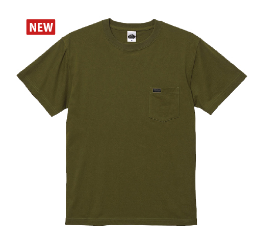 POCKET T-shirt COTTONシティグリーン